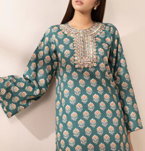 Embroidered Cambric Shirt